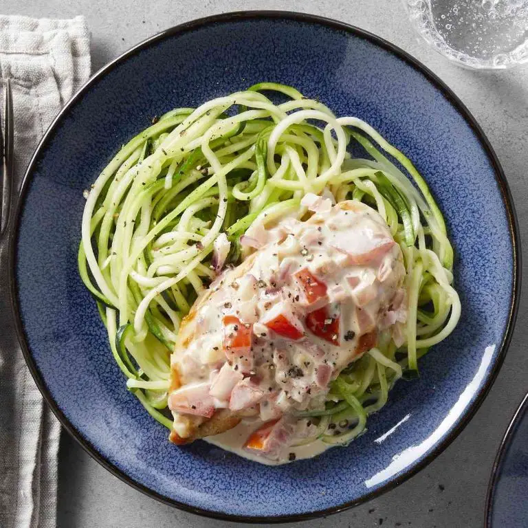 Zucchini-Wrapped Chicken Cutlets with Tomato Basil Sauce