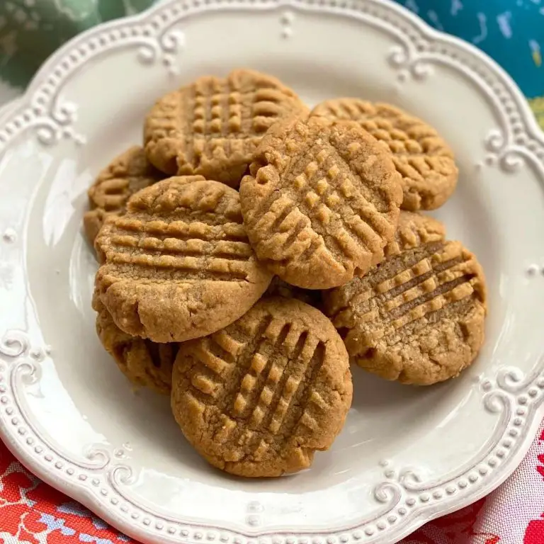 Almond Butter Air Fryer Cookies with Honey Drizzle