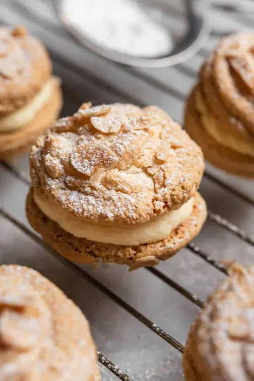 Almond Meringue Sandwich Cookies