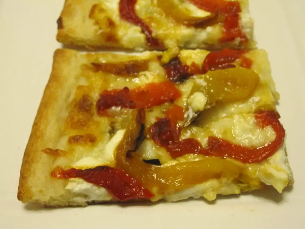 Anaheim Pepper and Goat Cheese Flatbread