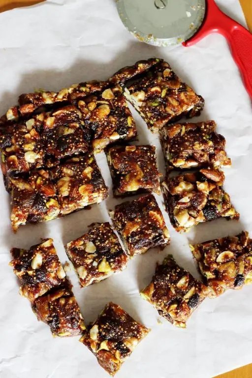 Anjeer Barfi with Almonds