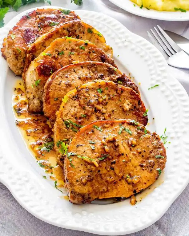 Apple Cider Vinegar Glazed Pork Chops