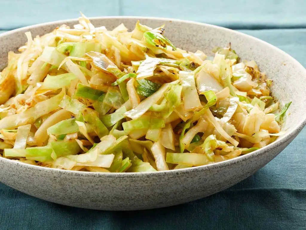 Asian-Inspired Fried Cabbage