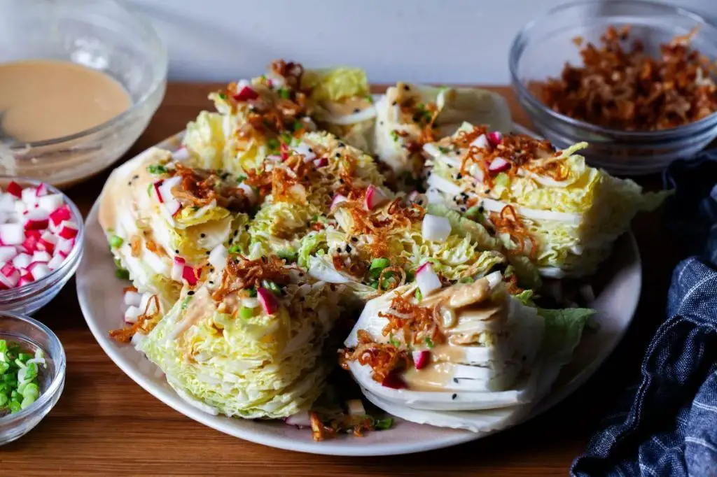 Asian-Inspired Sesame Ginger Cabbage Wedge