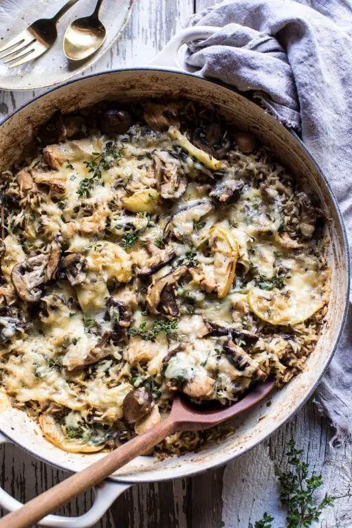 Autumn Chicken and Wild Rice Casserole