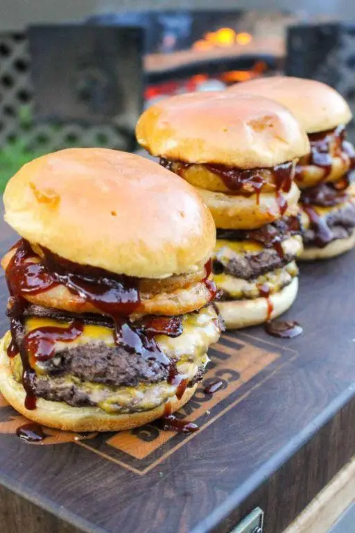 BBQ Bacon Burger with Cheddar Cheese