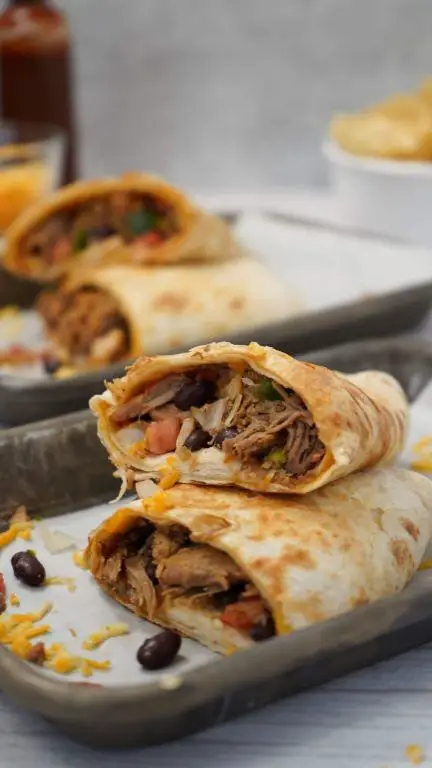 BBQ Pulled Pork Lavash Burrito