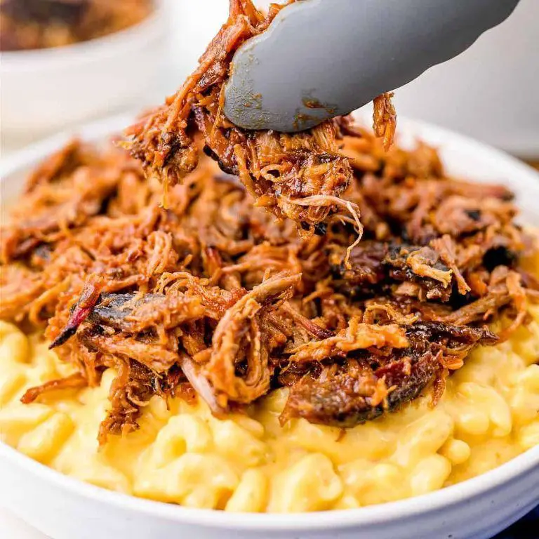 BBQ Pulled Pork Mac and Cheese Casserole