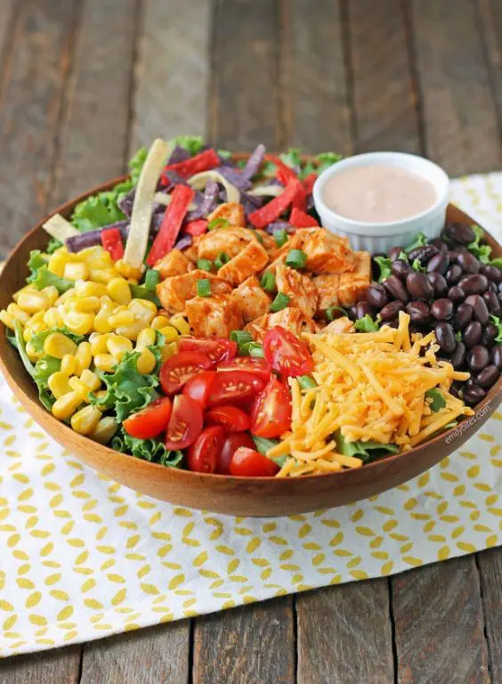 BBQ Ranch Grilled Chicken Salad