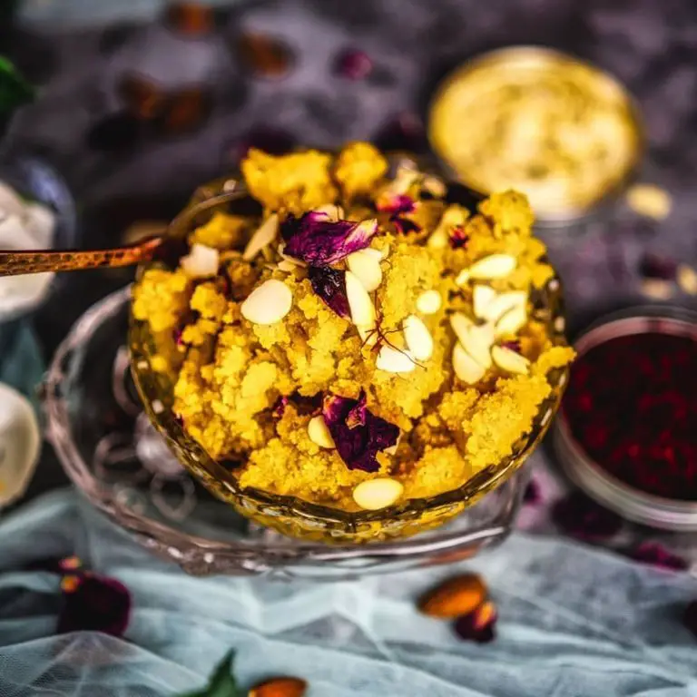 Badam Halwa with Rose Water