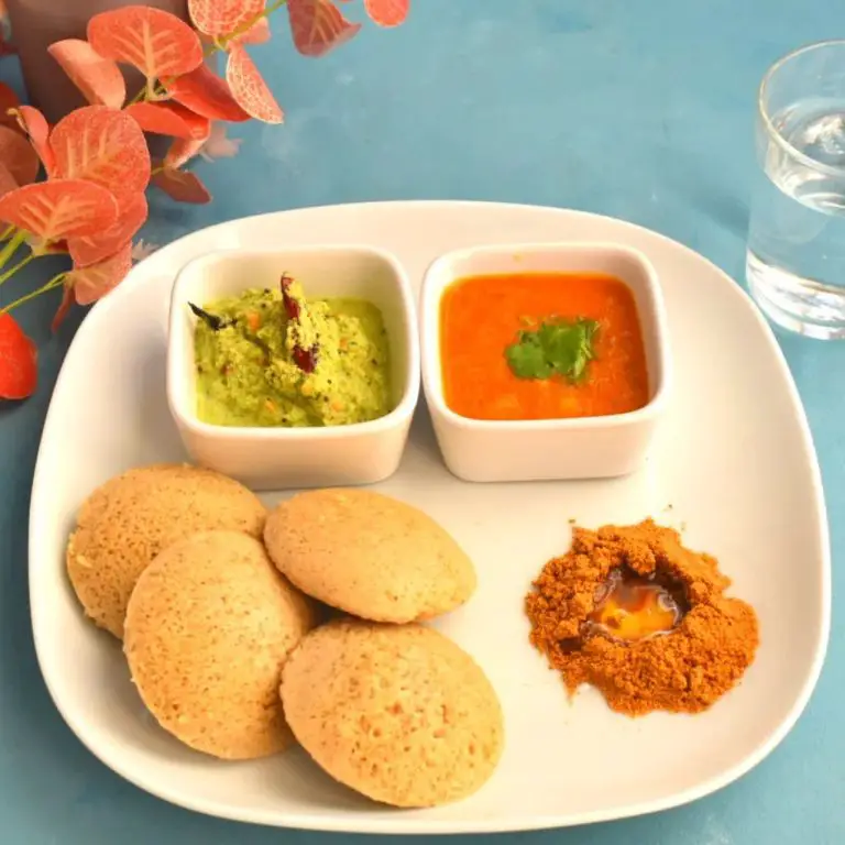 Bajra Idli with Sambar