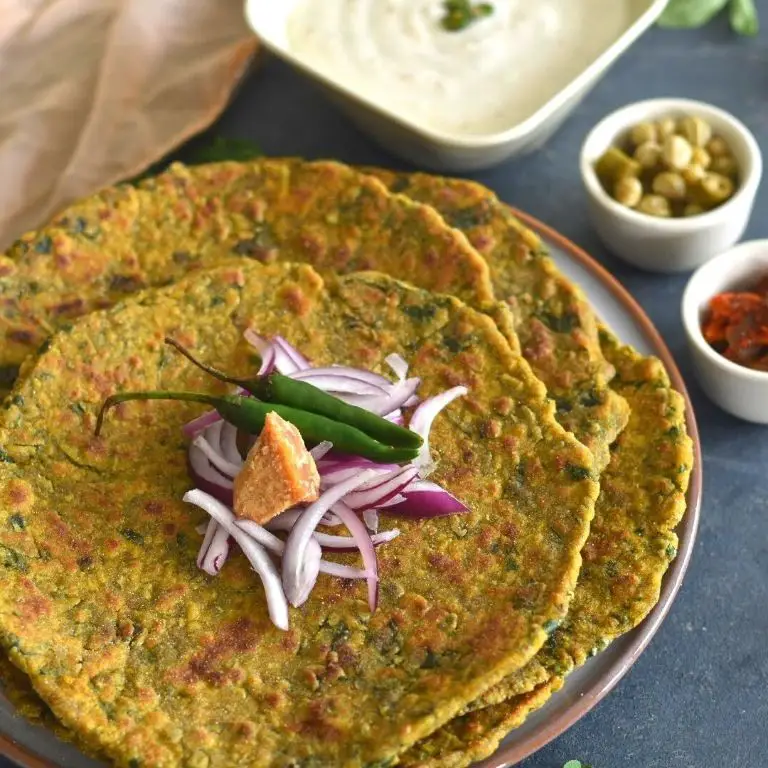 Bajra Paratha with Butter
