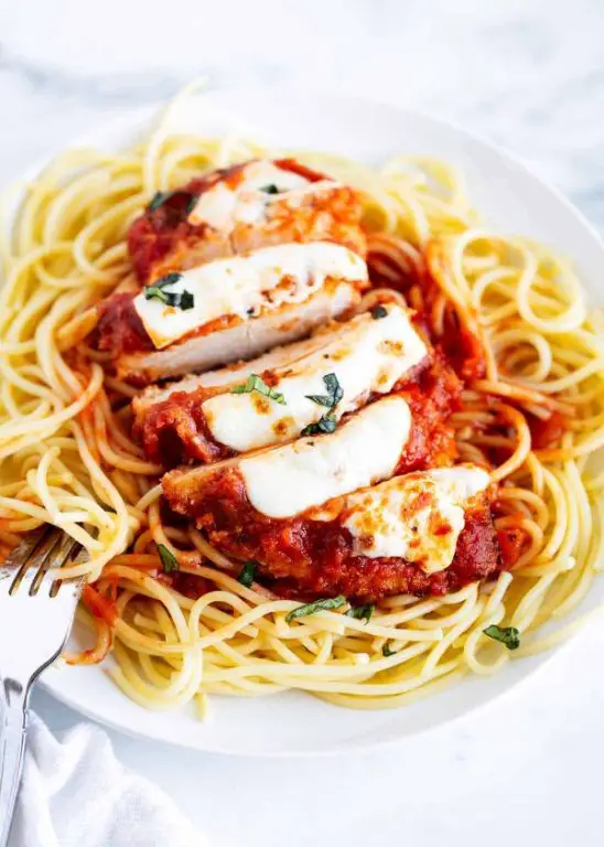 Baked Chicken Parmesan with Fresh Mozzarella