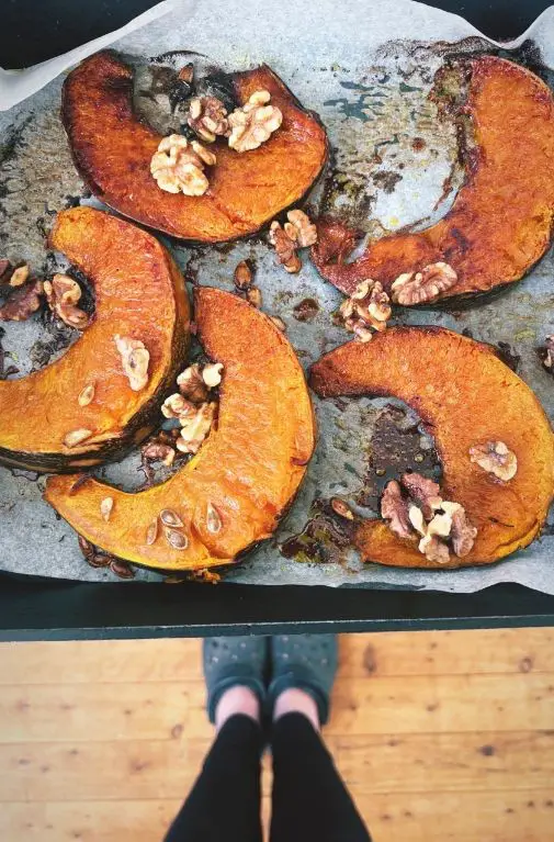 Baked Whole Pumpkin with Maple Glaze