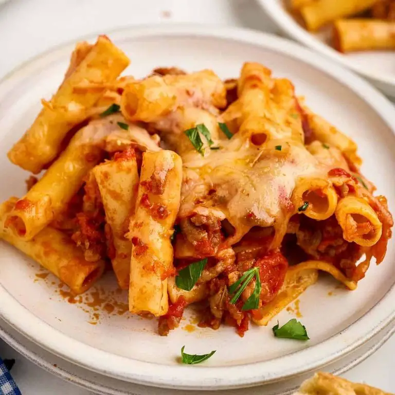Baked Ziti with Italian Sausage