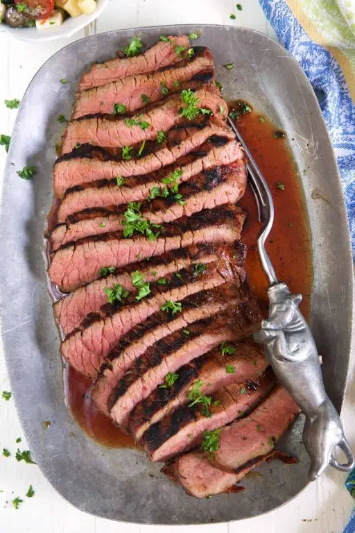 Balsamic Glazed Grilled London Broil
