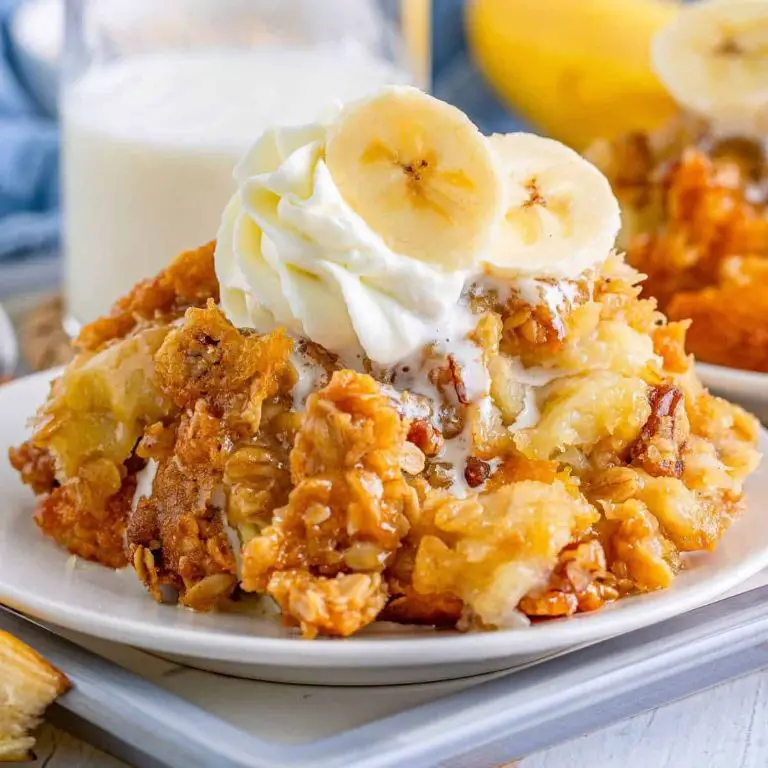 Banana Nut Crockpot Cobbler