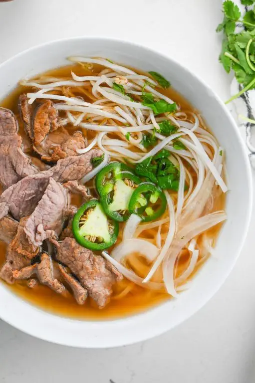 Bean Sprout and Beef Noodle Soup