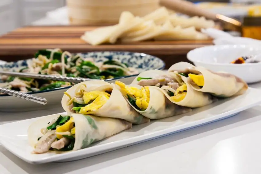 Bean Sprout and Scallion Pancakes