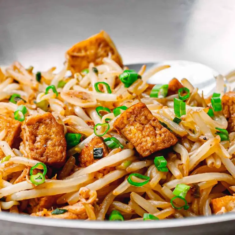 Bean Sprout and Tofu Salad