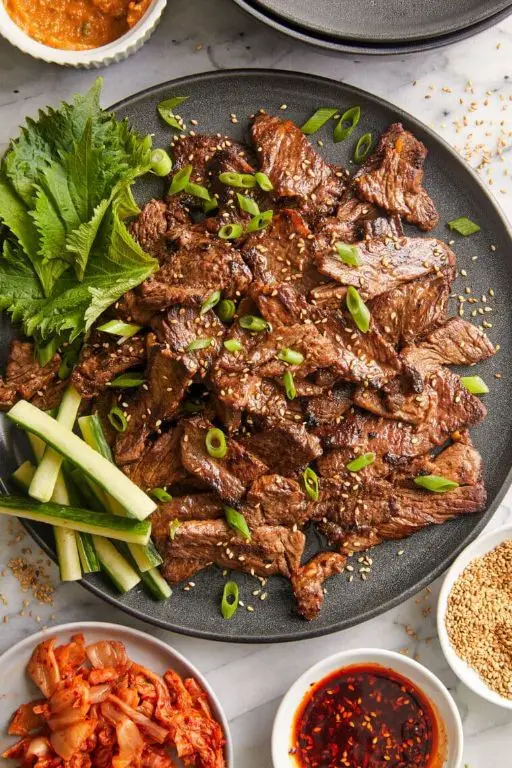 Beef Bulgogi with Sweet Soy Barbecue Sauce