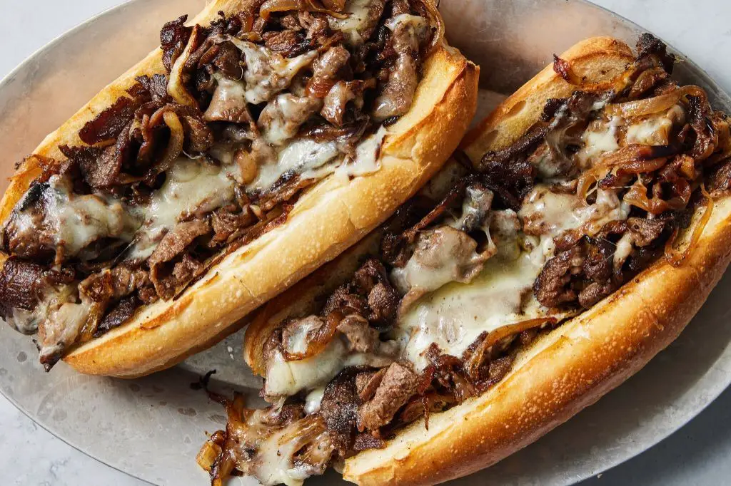 Beef Philly Cheesesteak Sandwiches