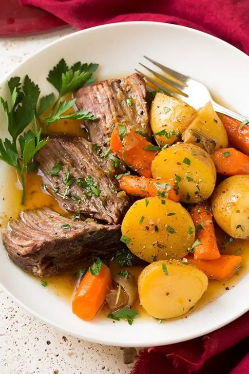 Beef Pot Roast with Carrots and Potatoes