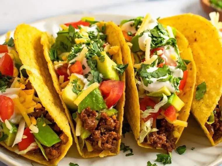 Beef Tacos with All the Fixings