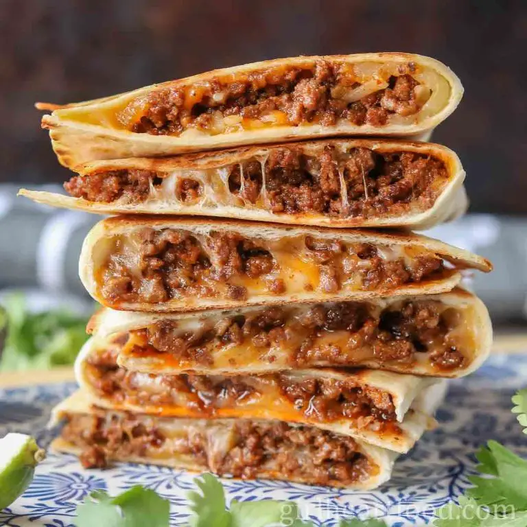 Beef and Cheese Lavash Quesadilla