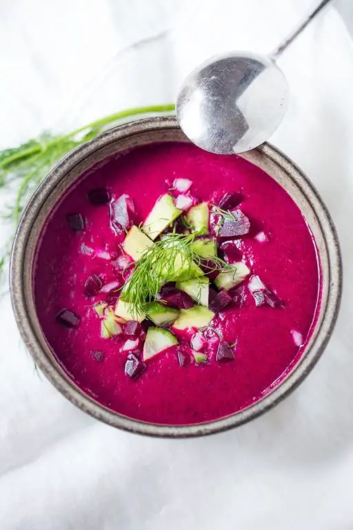 Beet and Cucumber Gazpacho
