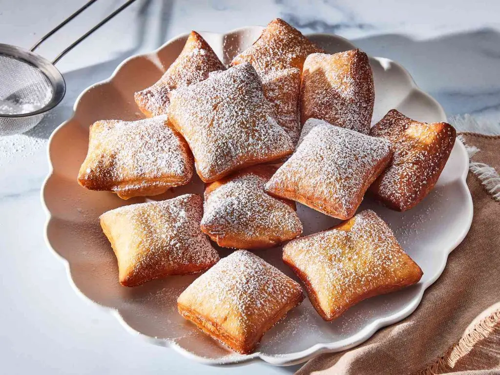 Beignets with Powdered Sugar