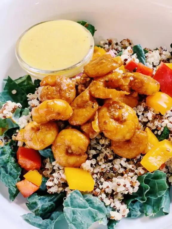 Blackened Shrimp and Quinoa Bowl