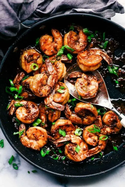 Blackened Shrimp with Garlic Butter Sauce