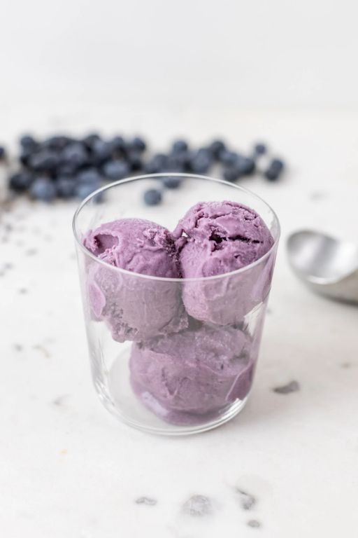 Blueberry Lavender Koji Ice Cream