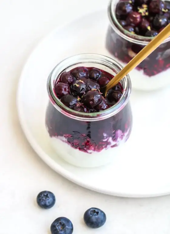 Blueberry Lemon Instant Pot Yogurt