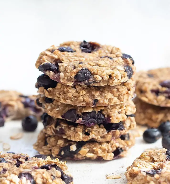 Blueberry Oat No Eggs Cookies