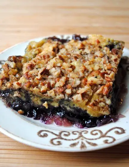 Blueberry Pecan Dump Cake