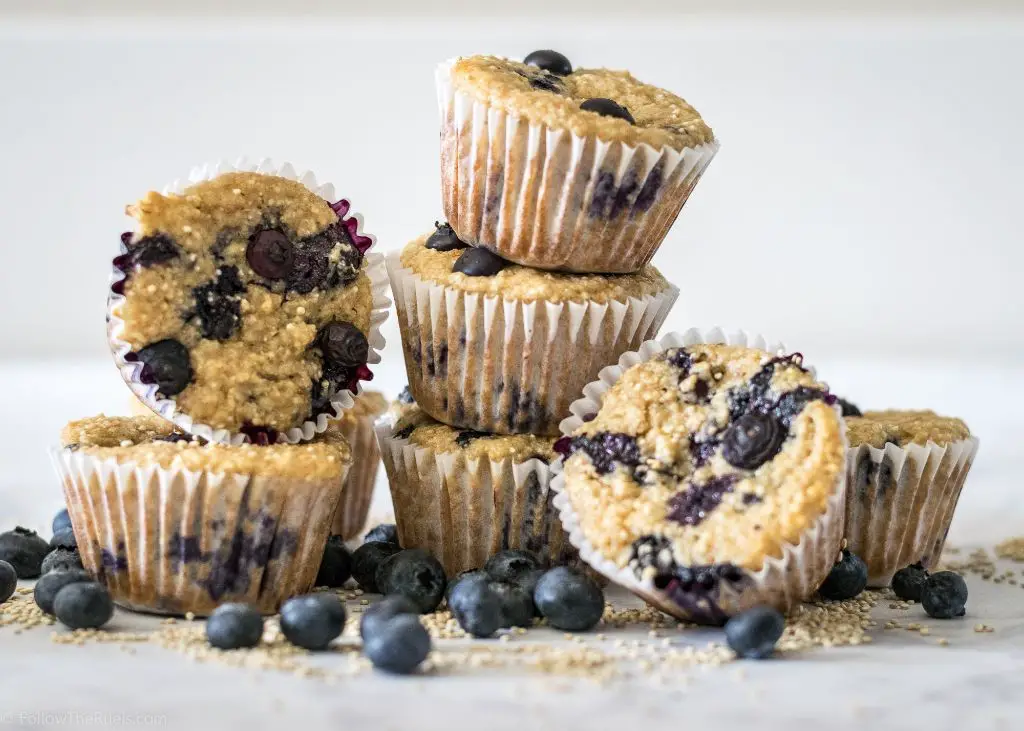Blueberry Quinoa Cupcakes
