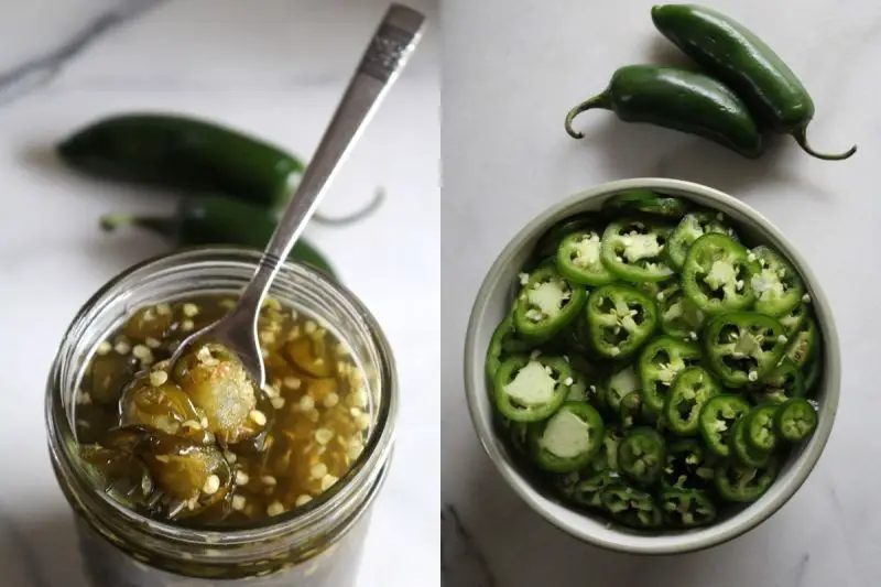 Bourbon-Spiked Candied Jalapenos