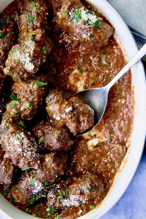 Braciole with a Balsamic Glaze