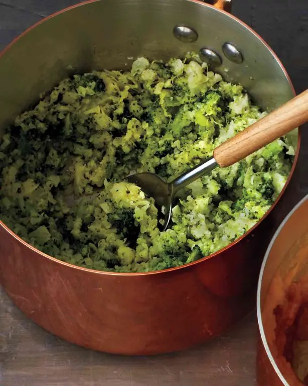 Broccoli and Cauliflower Mash