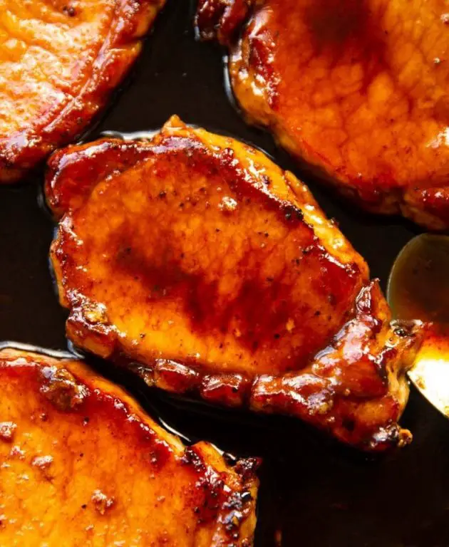 Brown Sugar Glazed Baked Pork Chops