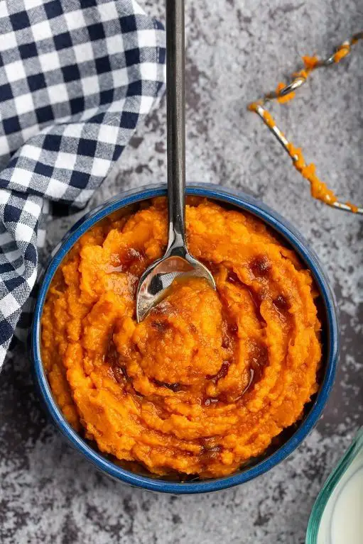 Brown Sugar Mashed Sweet Potatoes with Orange Zest