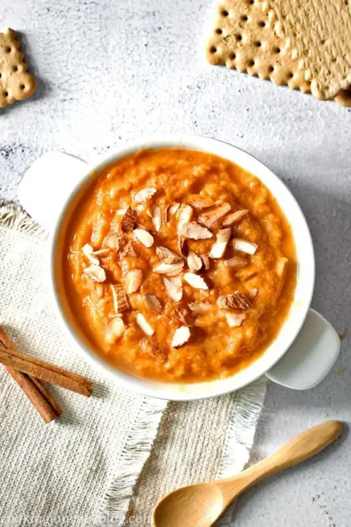 Brown Sugar Mashed Sweet Potatoes with Pumpkin Spice