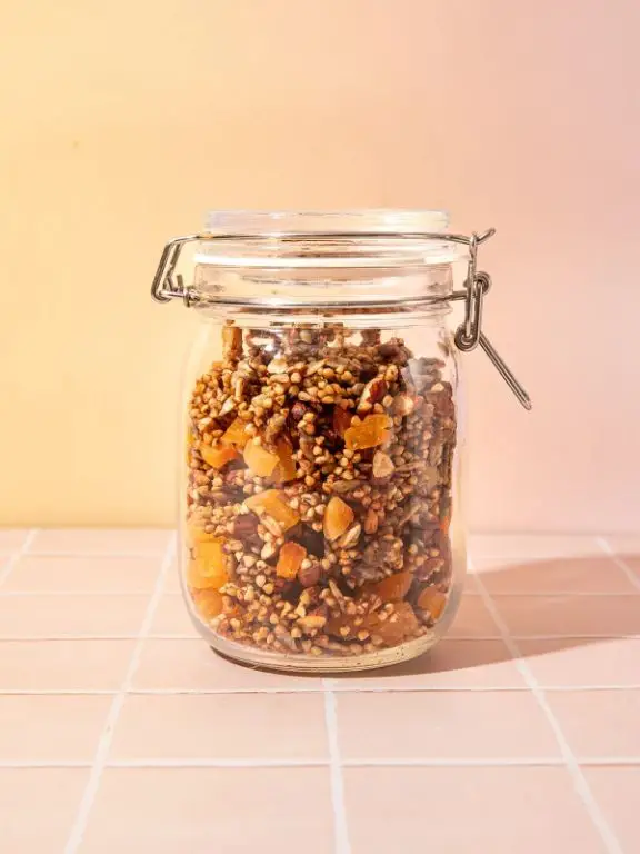Buckwheat Granola with Dried Fruits