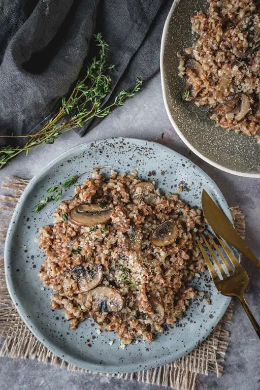Buckwheat Risotto with Parmesan