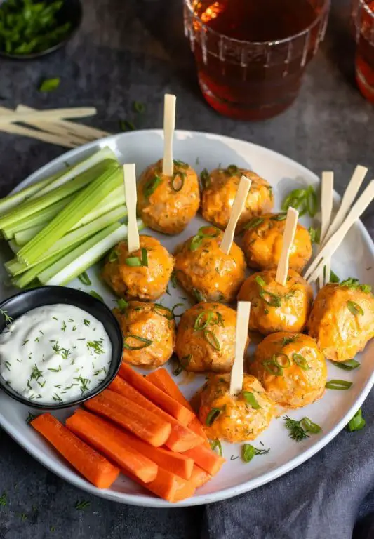 Buffalo Wing Meatballs