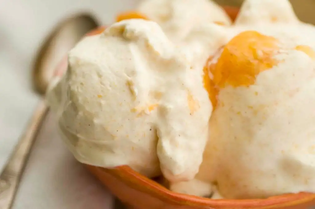 Buttermilk Peach Sorbet