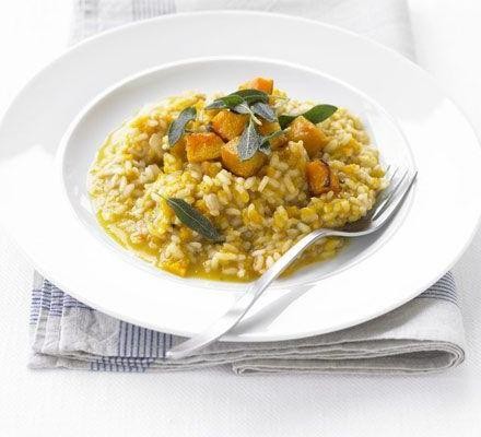 Butternut Squash Risotto with Sage