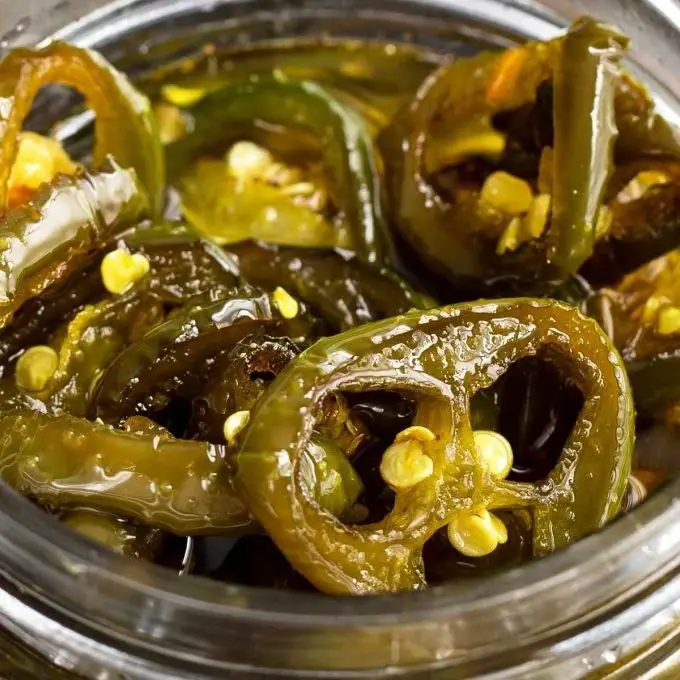 Candied Jalapeno Slices with Honey Glaze